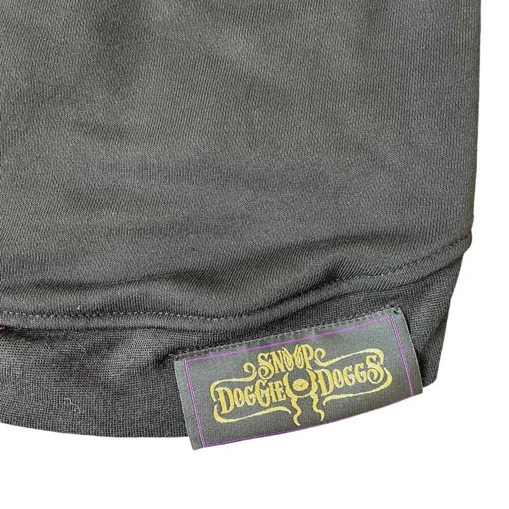 Snoop Doggie Dogg Deluxe Pet Hoodie Off The Chain Medium New Black Gold Costume